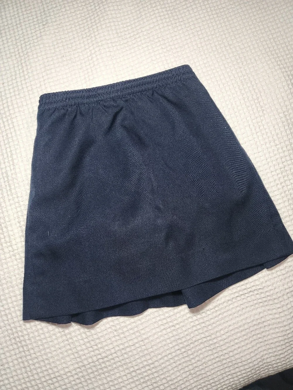 Tommy Hilfiger Navy Pleated Skater Skirt